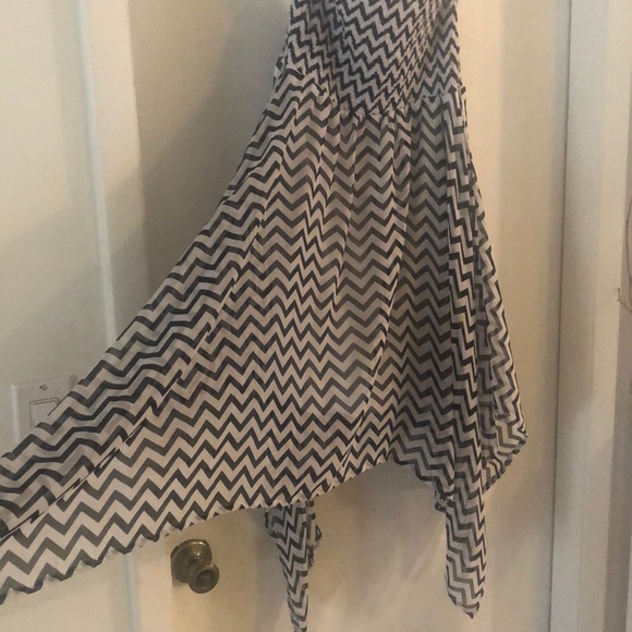 Black and white chevron sundress - Picture 2 of 4